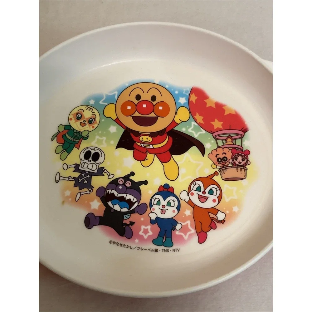 Soreike! Anpanman And Friends Children’s Plate Bowl LEC Japan Red White